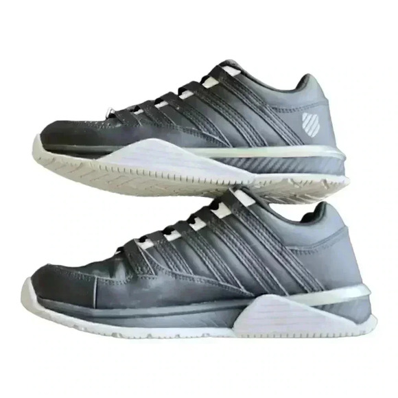 K-Swiss Baxter Mens Sneaker Size 7.5 Black - Picture 2 of 10